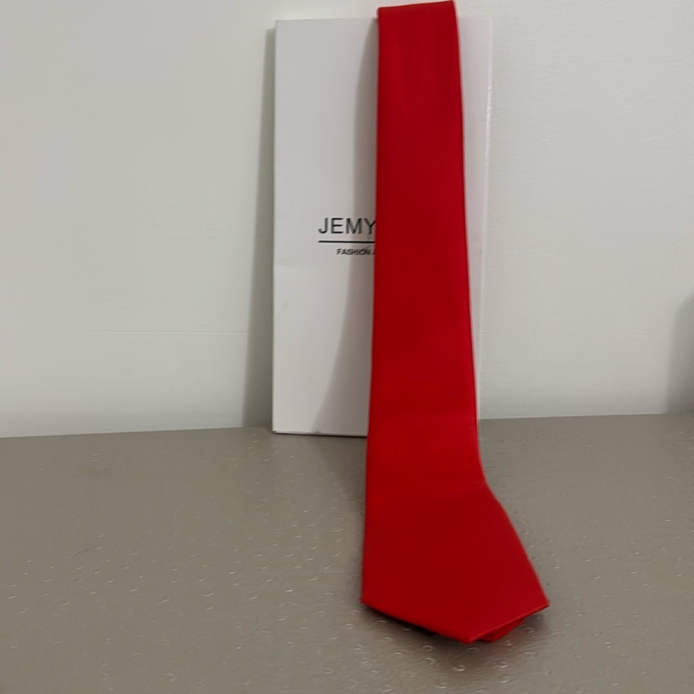 Red tie
